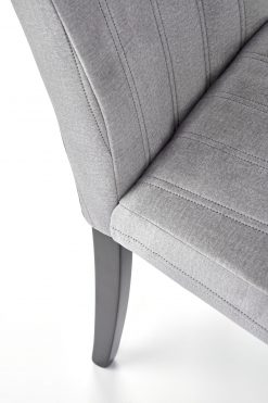 DIEGO 2 chair, spalva: quilted velvet Stripes - MONOLITH 85