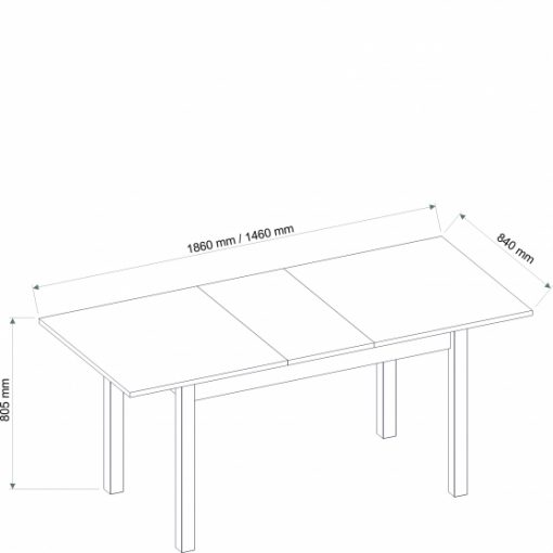 Stalas išskleidžiamas QA-10