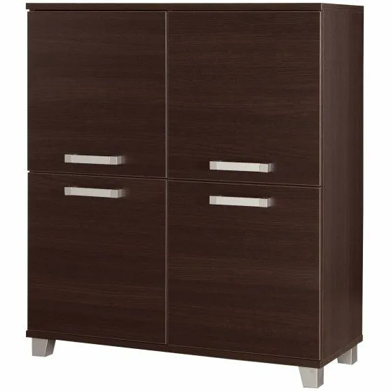 BA-ML104282-3 Moderni balta spintelė M4 su minimalistiniu dizainu