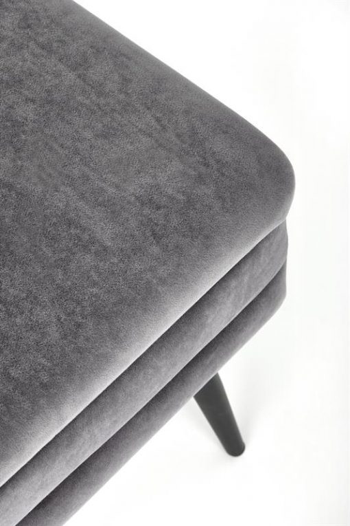 Minkštas baldas VELVA bench Spalva: grey/juoda