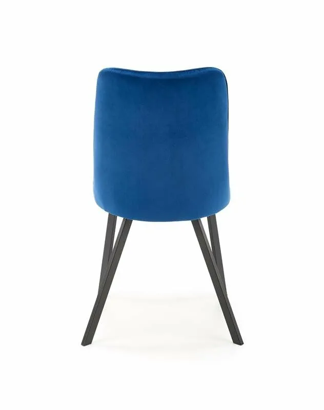 BA-HA210976-6 Tamsiai mėlyna metalinė K450 kėdė moderniam interjerui