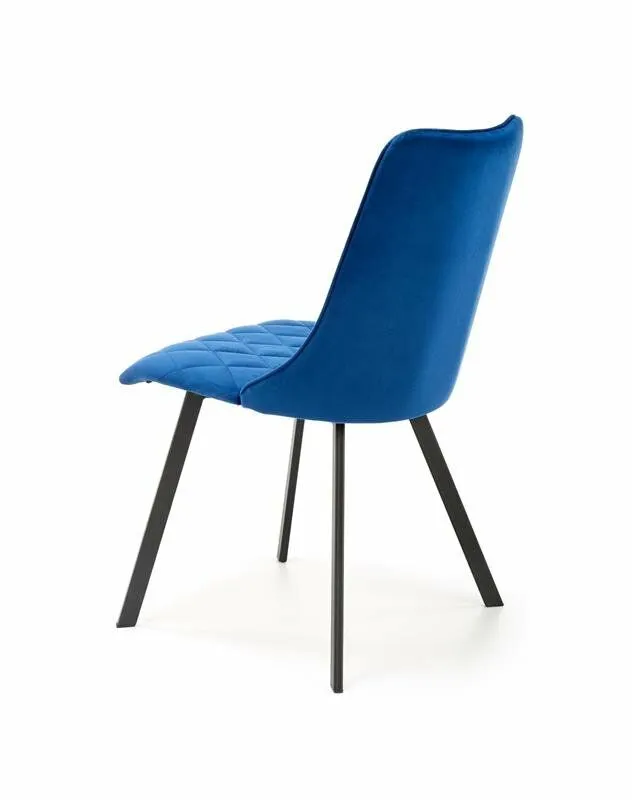 BA-HA210976-7 Tamsiai mėlyna metalinė K450 kėdė moderniam interjerui