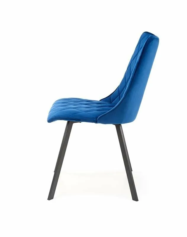BA-HA210976-8 Tamsiai mėlyna metalinė K450 kėdė moderniam interjerui