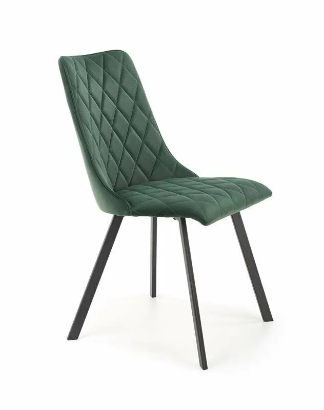 BA-HA210977-1 Metalinė kėdė K450 kėdė Spalva: tamsiai žalia