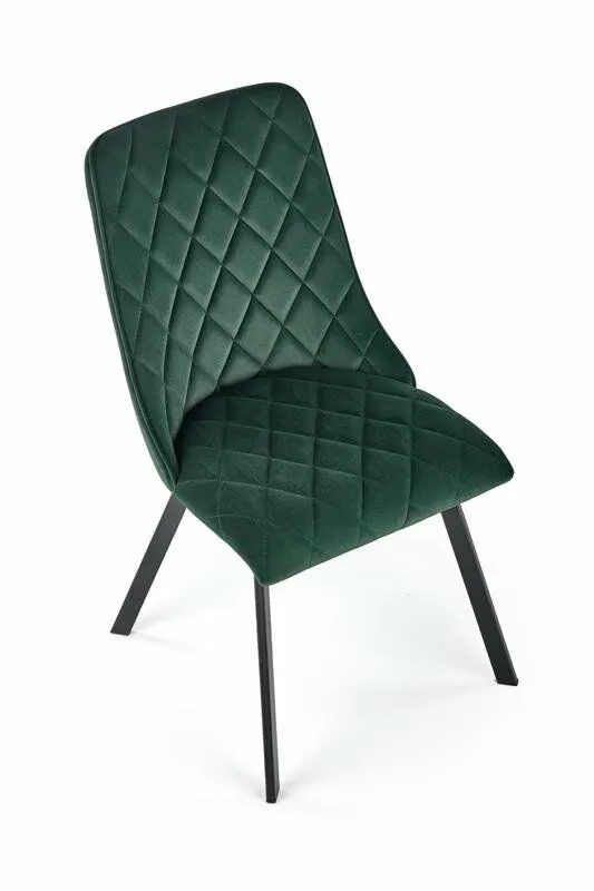 BA-HA210977-5 Tamsiai žalia metalinė kėdė K450 su moderniu dizainu