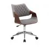 COLT office chair walnut/grey