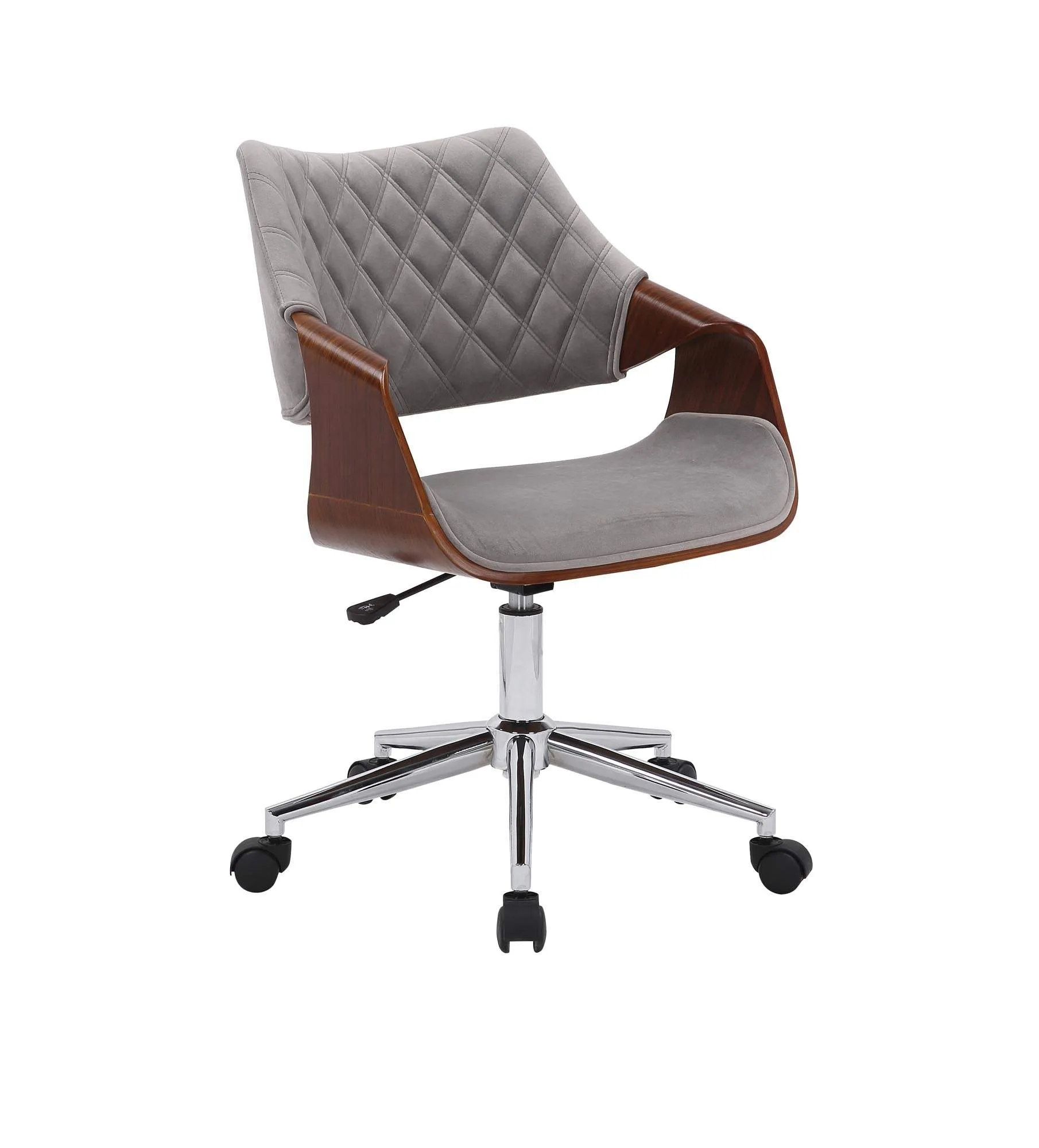 ZO-ZF100212-1 COLT office chair walnut/grey