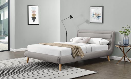 ELANDA 160 bed, spalva: light grey