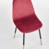 K379 chair dark red / gold