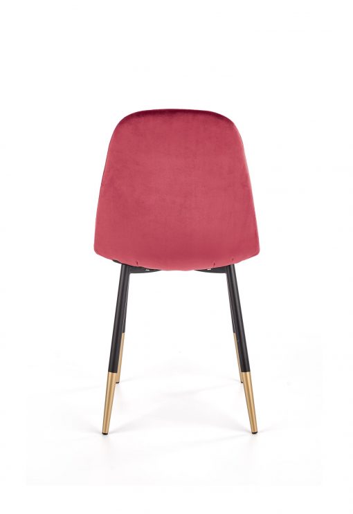 K379 chair dark red / gold