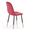 K379 chair dark red / gold