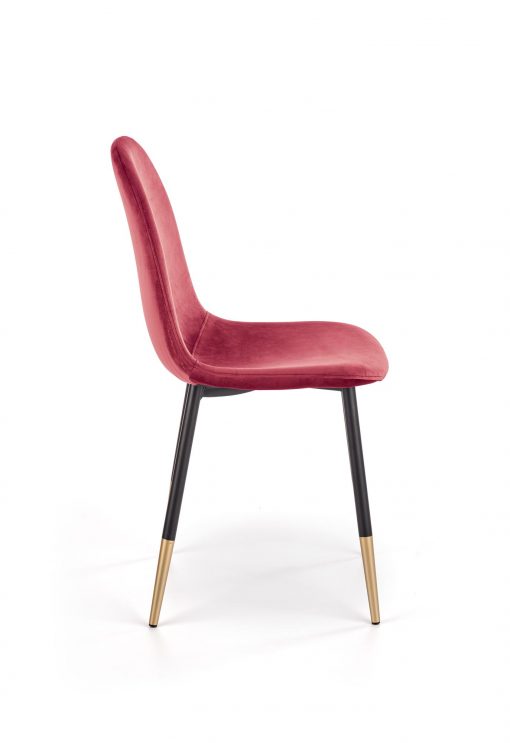 K379 chair dark red / gold