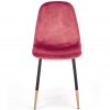 K379 chair dark red / gold