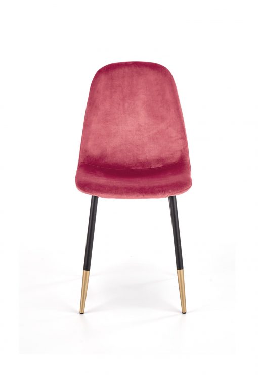 K379 chair dark red / gold