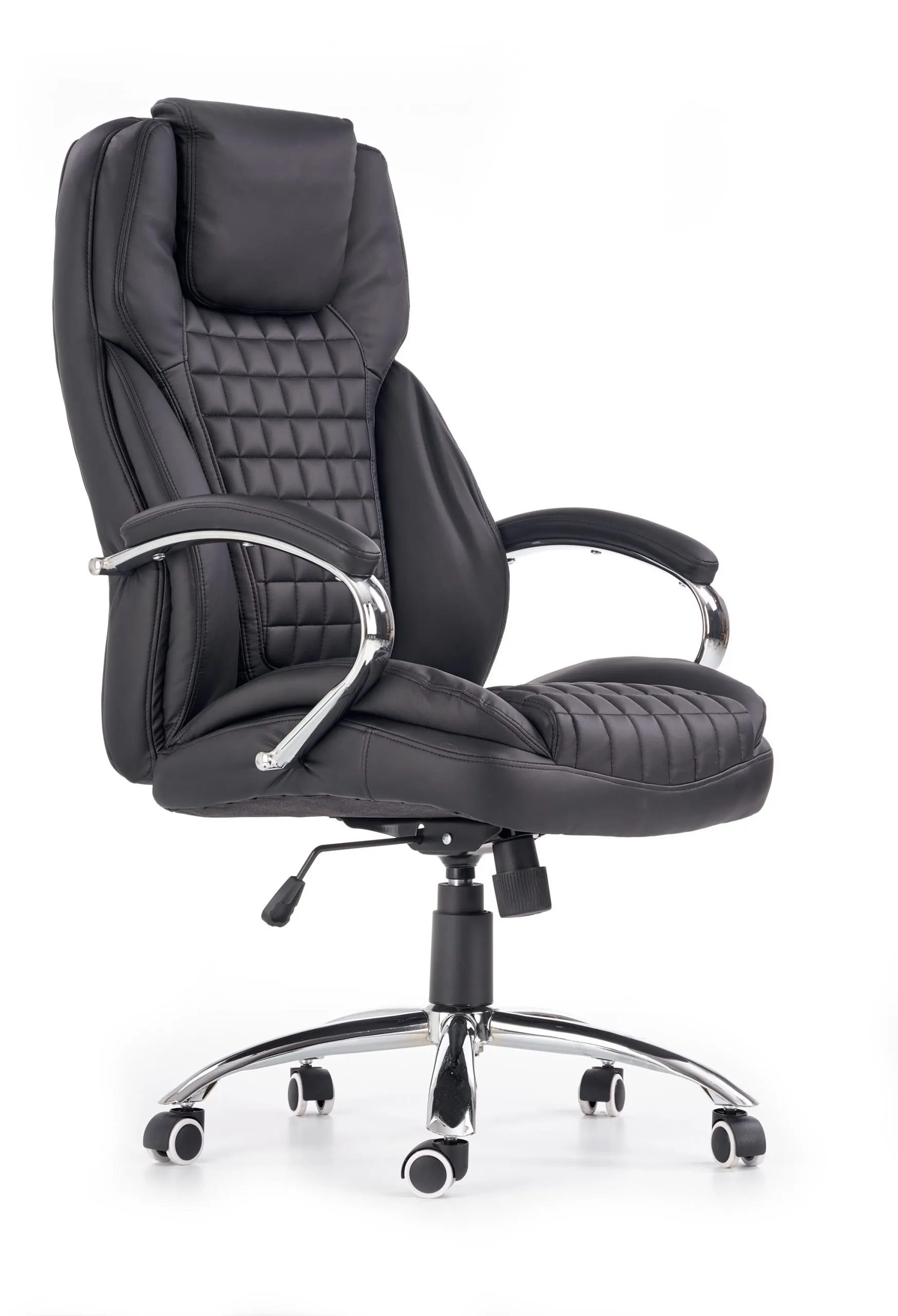 ZO-ZF100921-4 Juoda biuro kėdė KING o. chair su reguliuojamu atlošu
