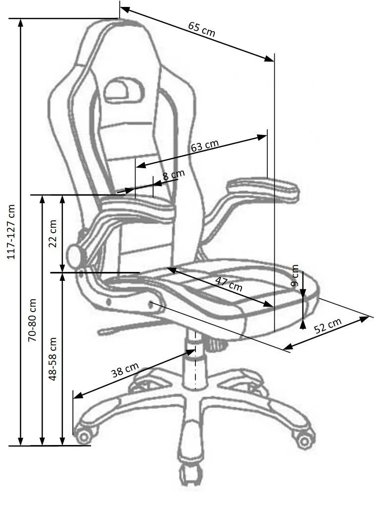ZO-ZF100961-3 Juoda pilka LOTUS biuro kėdė ergonomiškam darbui