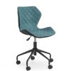 Biuro kėdė MATRIX children chair, spalva: black / turquoise