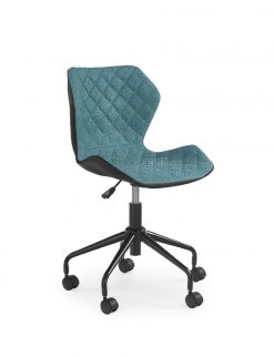 Biuro kėdė MATRIX children chair, spalva: black / turquoise