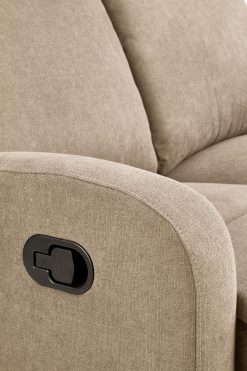 OSLO 2S sofa with recliner fucntion spalva: beige