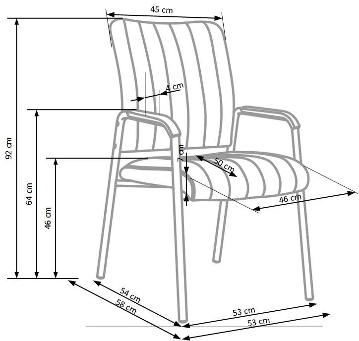 ZO-ZF101425-2 Juoda VIGOR biuro kėdė su ergonomišku atlošu
