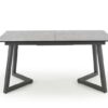 Stalas TIZIANO extension table, Spalva: top - light grey / dark grey, legs - dark grey