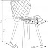 K277 chair, spalva: grey / white