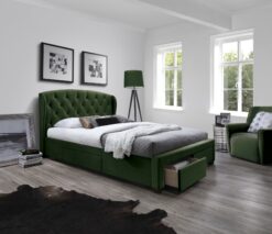 SABRINA bed dark green