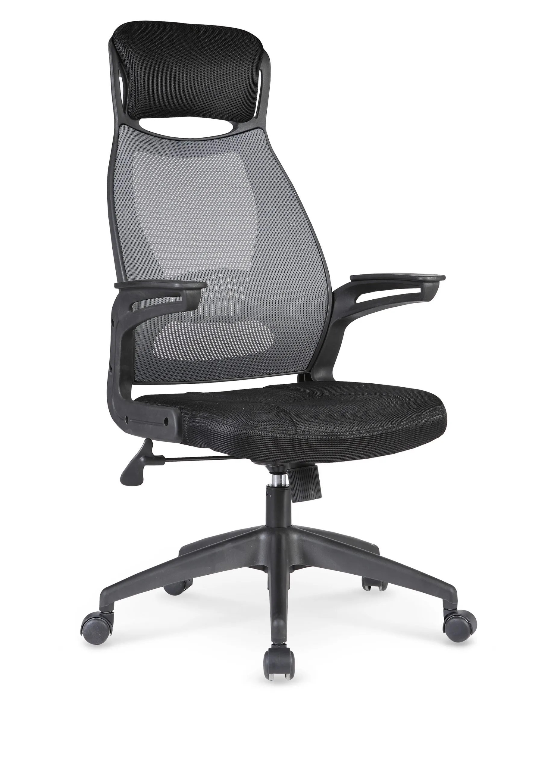 ZO-ZF101311-1 Ergonomiška biuro kėdė SOLARIS su juodu tinkleliu
