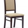 SYLWEK 1 chair spalva: dark walnut/TORENT BEIGE