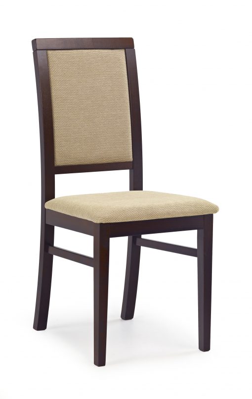 SYLWEK 1 chair spalva: dark walnut/TORENT BEIGE