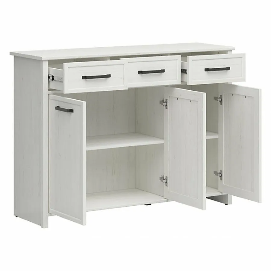 BA-MM102130-3 MALMO komoda 3D3S su trimis durelėmis ir stalčiais