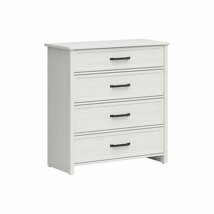 BA-MM102131-2 MALMO komoda 4S balta su keturiais stalčiais