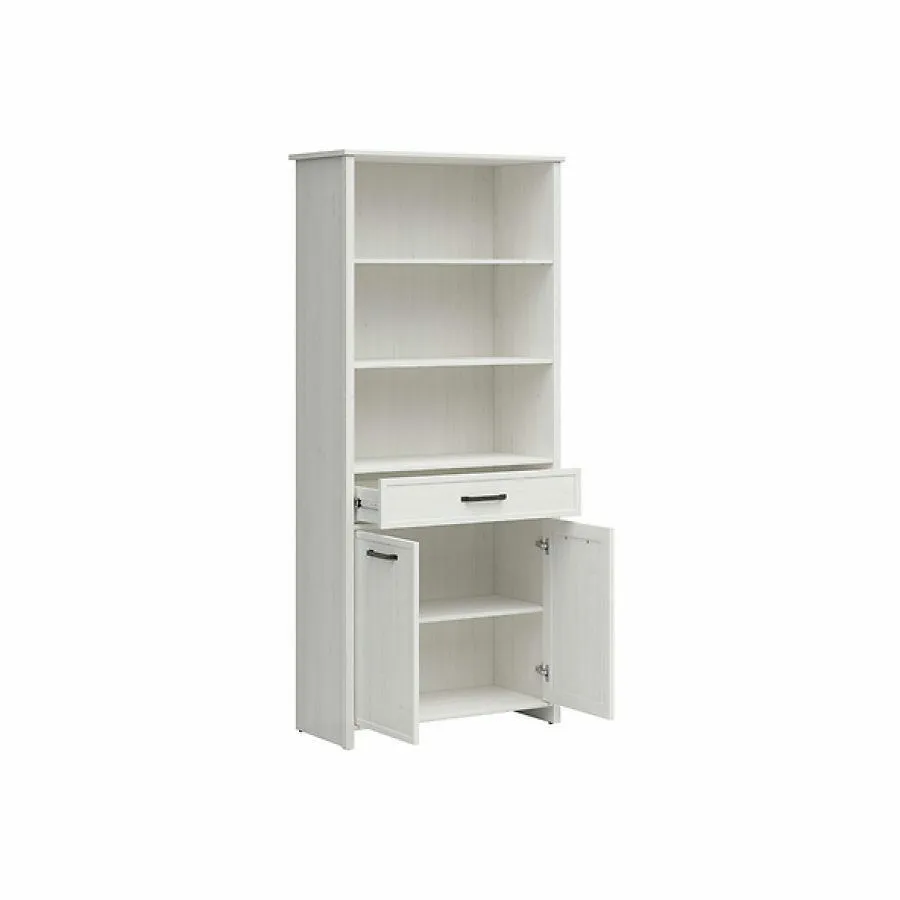 BA-MM102133-3 Pastatoma MALMO lentyna 2D1S su stalčiumi ir durelėmis