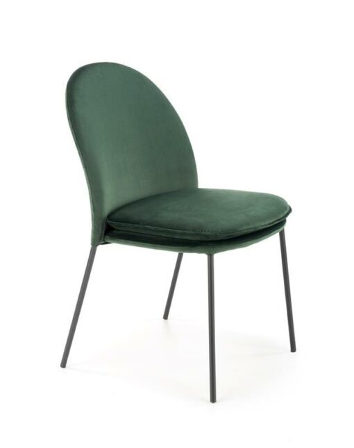 Metalinė kėdė K443 chair Spalva: dark green