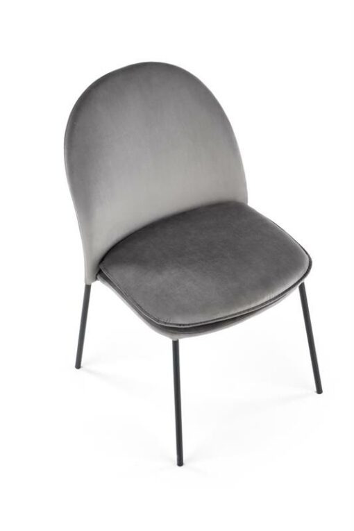 Metalinė kėdė K443 chair Spalva: grey