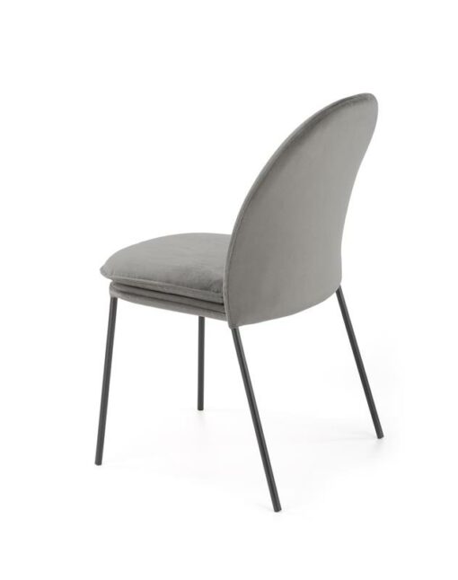 Metalinė kėdė K443 chair Spalva: grey