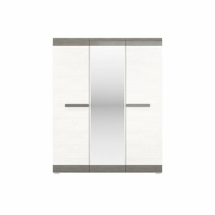 BA-MM100706-3 Moderni balta spinta BLANCO 27 su elegantiškomis durelėmis