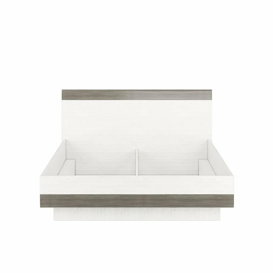 BA-MM100718-2 Balta moderni lova BLANCO 35 160 miegamojo interjere