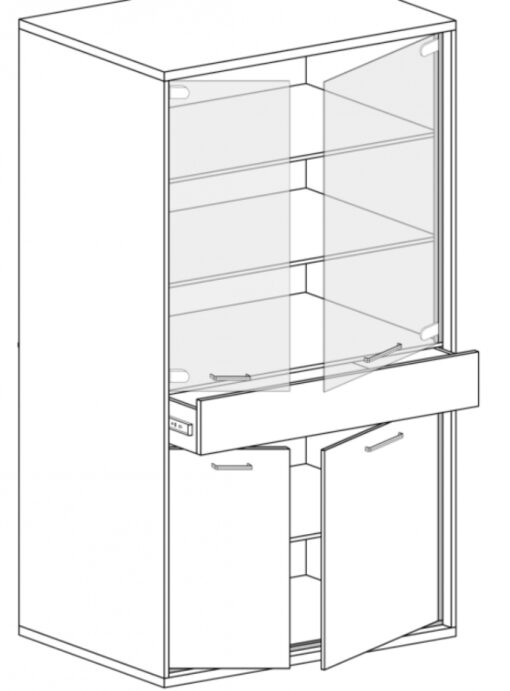 Vitrina MEDIOLAN M3