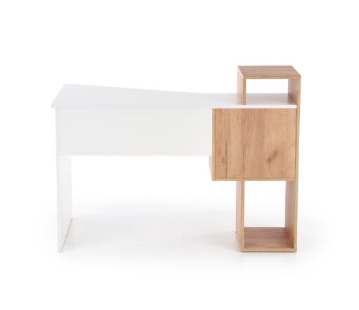 CONTI desk gold oak / white