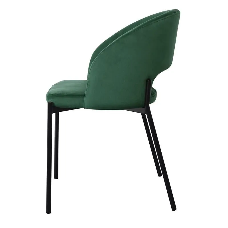 BA-HA211000-4 Juoda metalinė kėdė su minimalistiniu dizainu interjerui