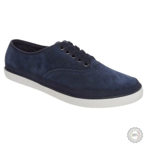 Mėlyni odiniai laisvalaikio batai Polo Ralph Lauren