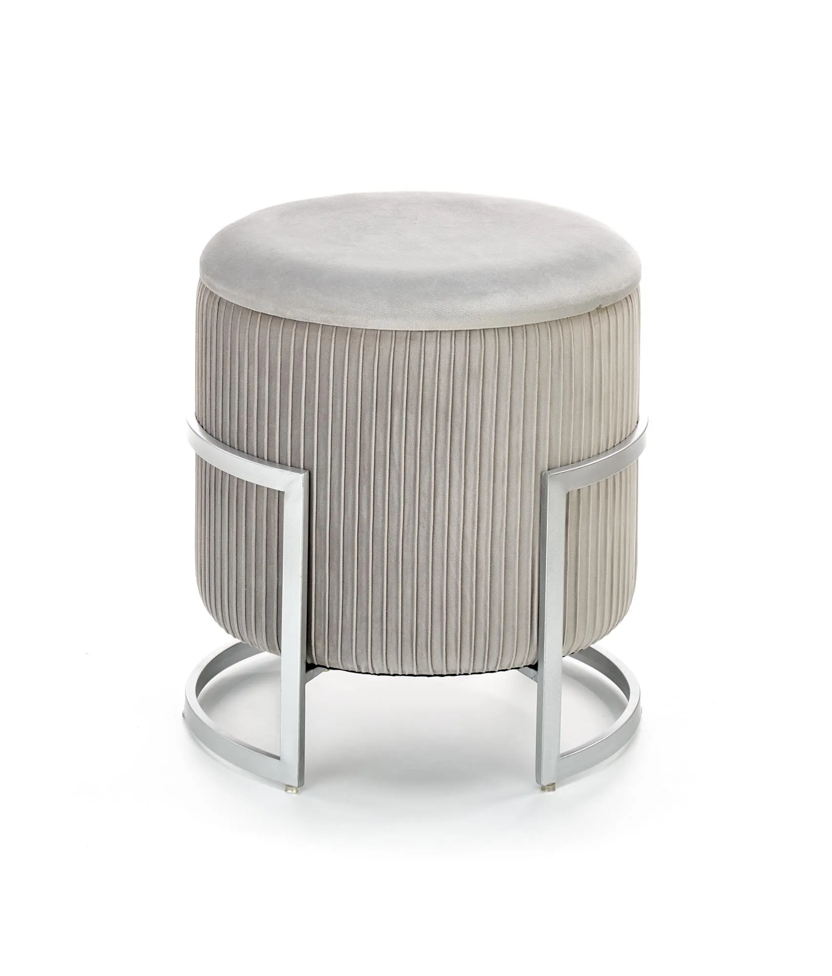 BA-HA105488-10 Stilingas pilkas pufas HA105488 moderniam interjerui