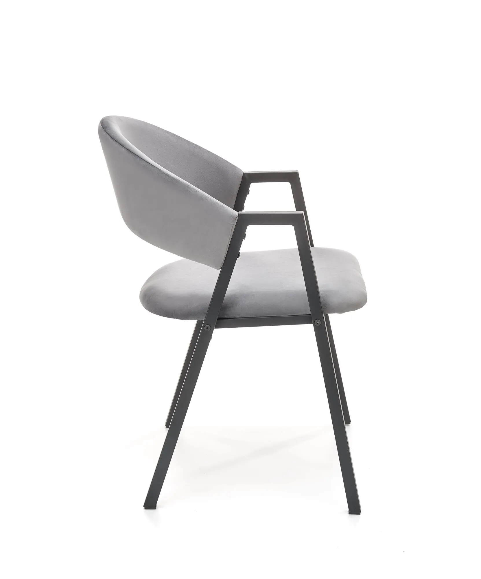 BA-HA105593-3 Moderni juoda kėdė HA105593 su elegantiškomis kojomis