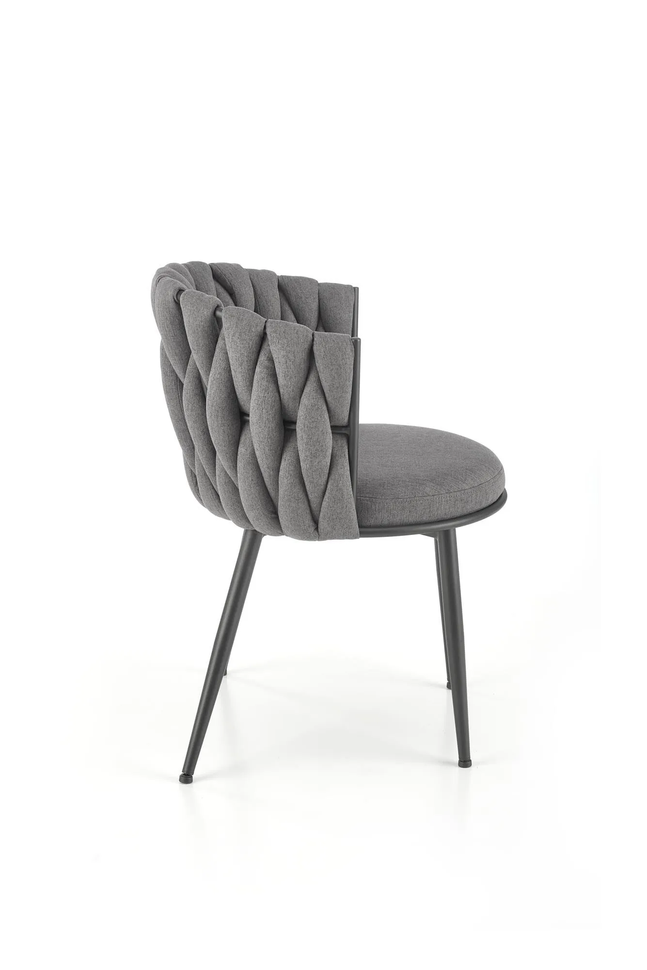 BA-HA105689-4 Moderni juoda biuro kėdė su ergonomišku atlošu
