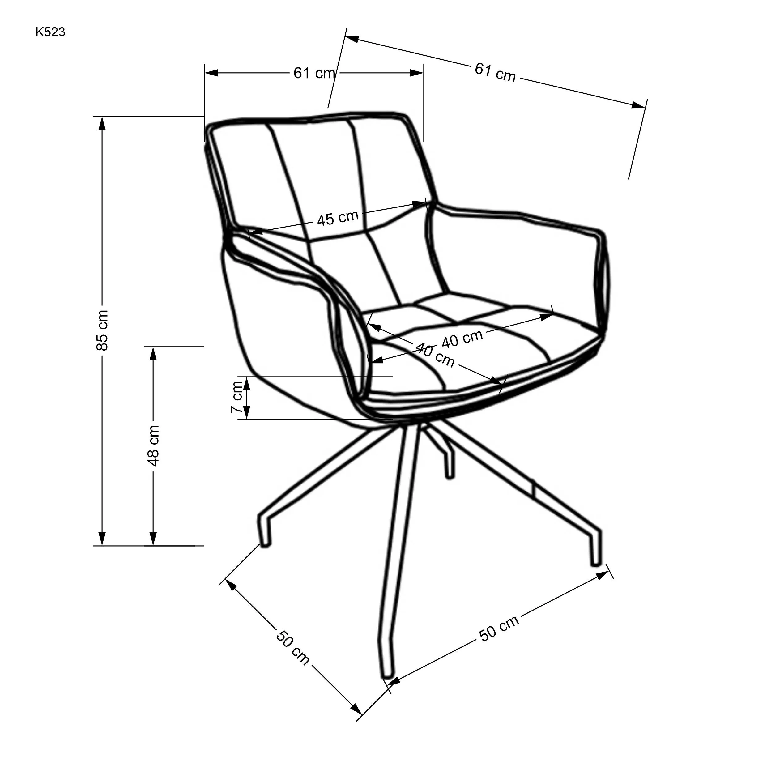 BA-HA105701-9 Moderni kėdė HA105701 su elegantišku dizainu
