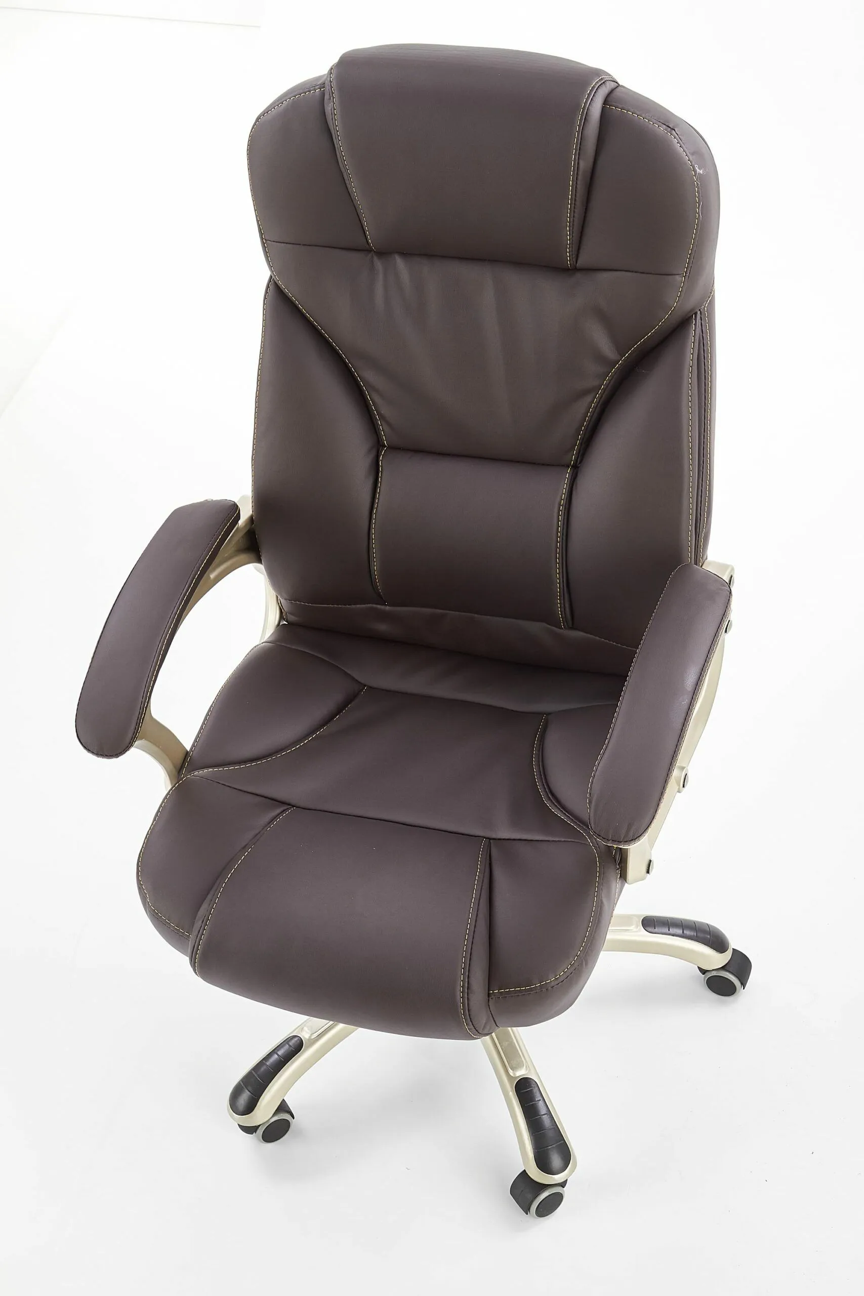 BA-HA105714-9 Juoda biuro kėdė HA105714 su ergonomišku atlošu