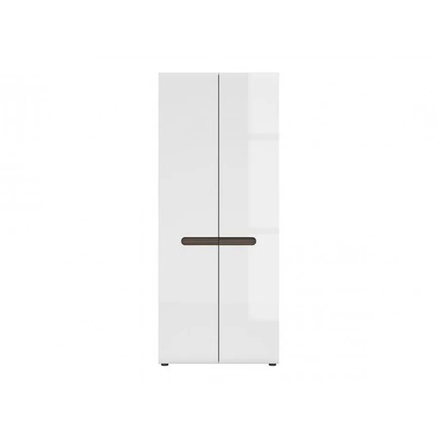BA-MM100526-3 Moderni balta spinta su elegantiškomis juodomis detalėmis