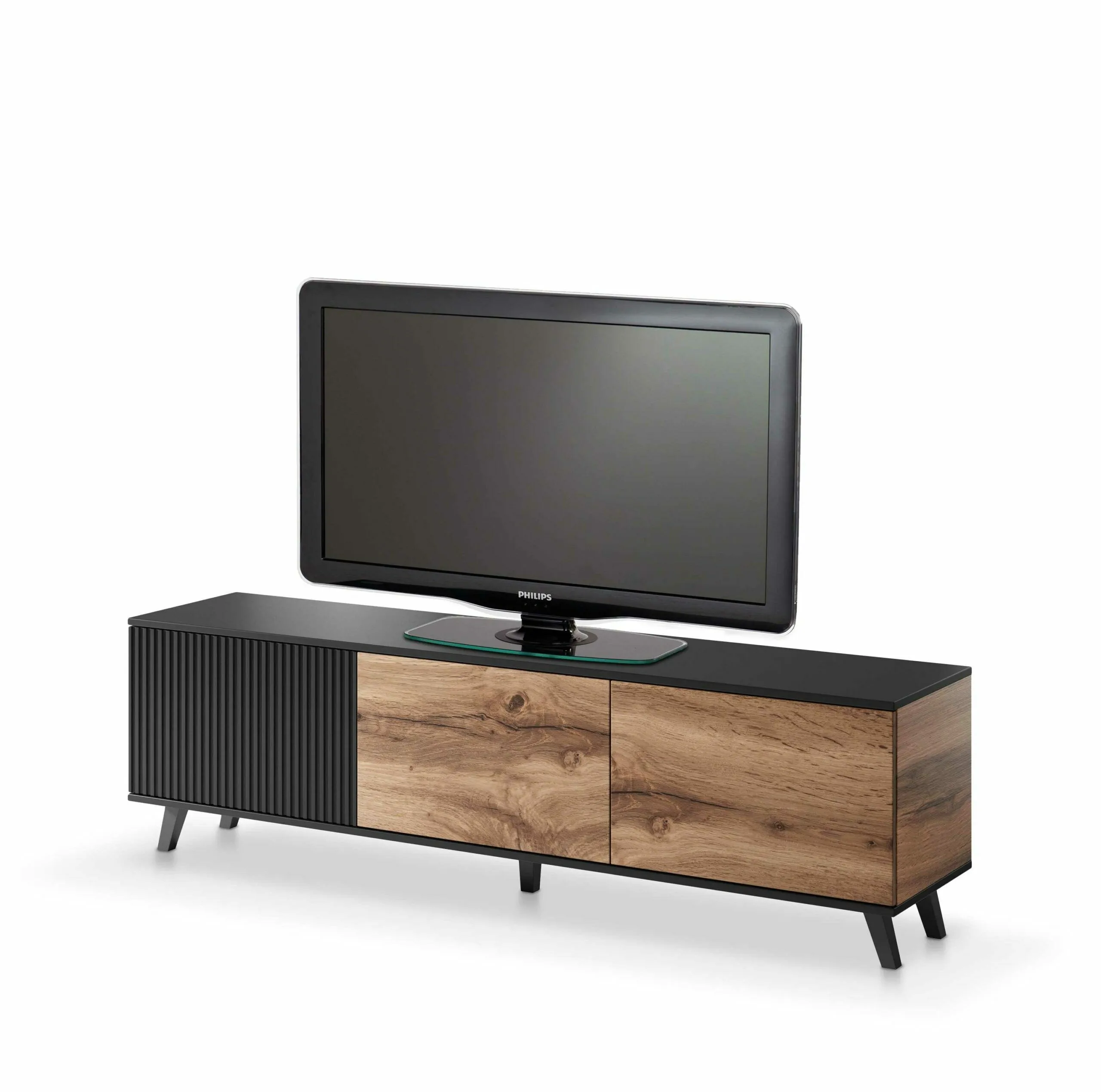 BA-HA105311-3 Modernus TV staliukas HA105311 su lentynomis ir stalčiais
