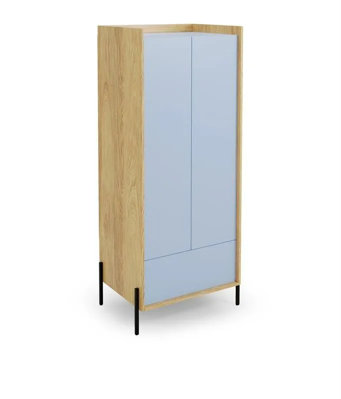 BA-HA105318-2 Moderni balta spinta HA105318 su elegantiškomis durimis